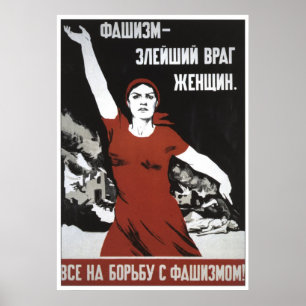 USSR CCCP Guerra Fría Posters de propaganda de la