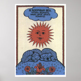 USSR CCCP Guerra Fría Posters de propaganda de la 