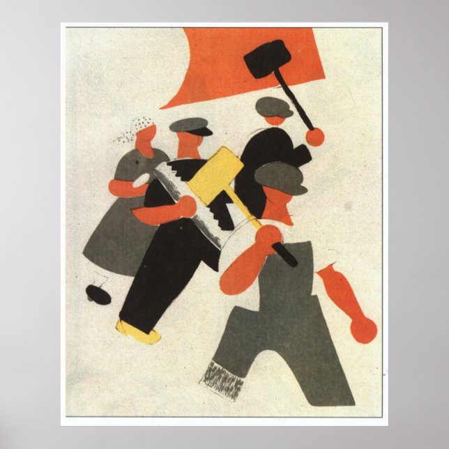 USSR CCCP Guerra Fría Posters de propaganda de la  (Frente)