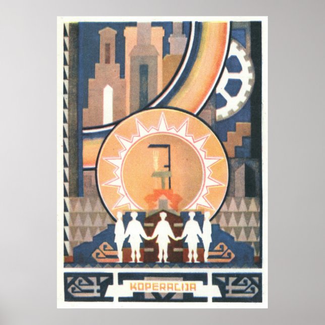 USSR CCCP Guerra Fría Posters de propaganda de la  (Frente)