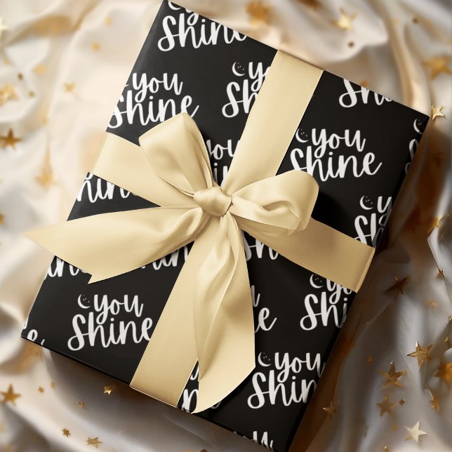 Usted Brilla Hojas De Papel De Envoltura (Empower someone special with these, "You shine" wrapping paper sheets! )
