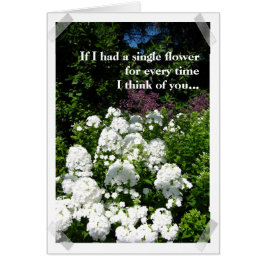 Usted compone el jardín de mi tarjeta de la vida