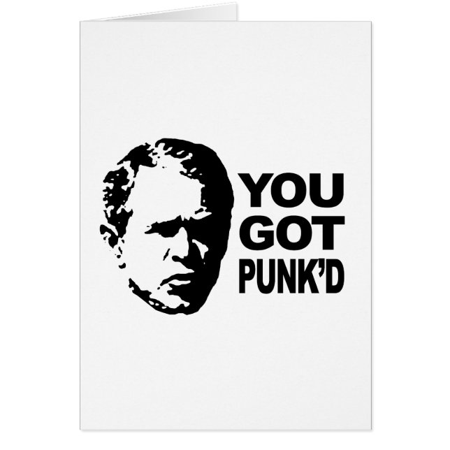 Usted consiguió el punk'd (Frente)