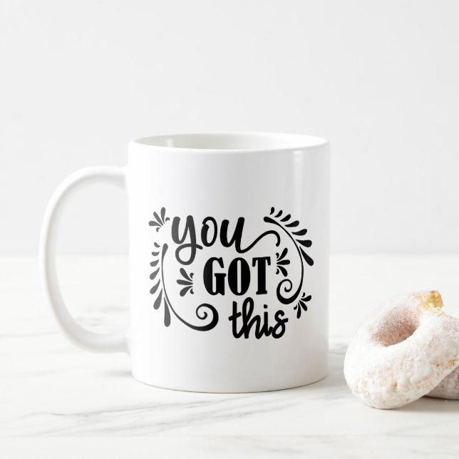 Usted consiguió esta taza de café (Con donut)