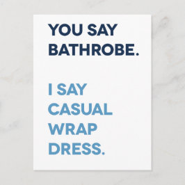 Usted dice tarjeta postal de la pandemia de la art