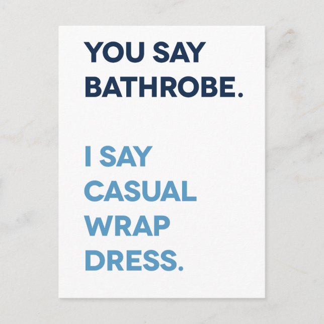 Usted dice tarjeta postal de la pandemia de la art (Anverso)