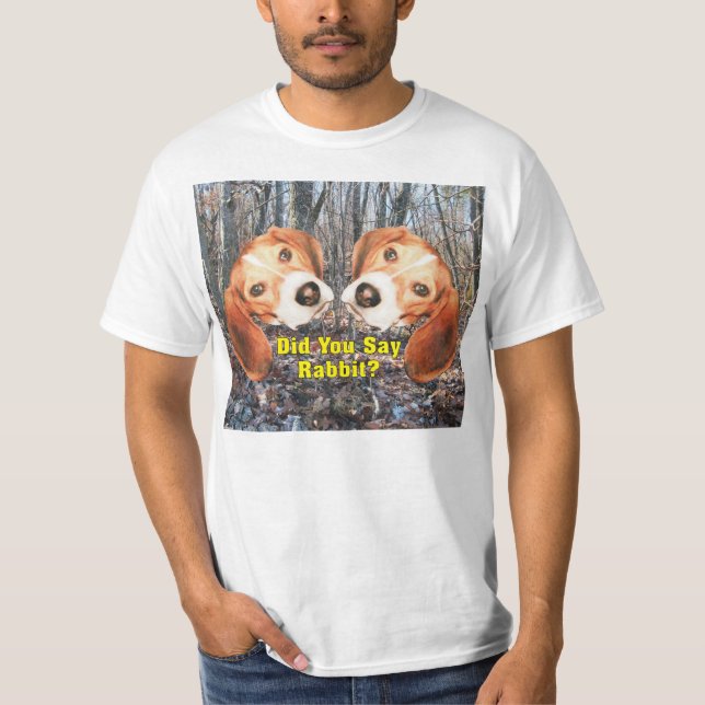 ¿Usted dijo el conejo? Camiseta del arbolado del (Anverso)