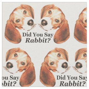 ¿Usted dijo el conejo? Tela del beagle a gritar