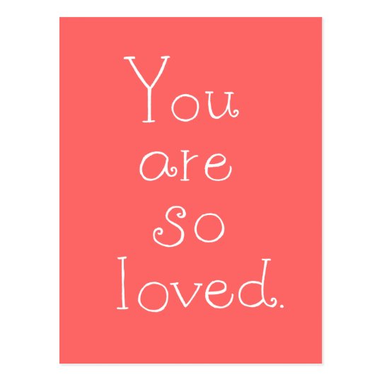 Usted es así que postal simple amada del amor de