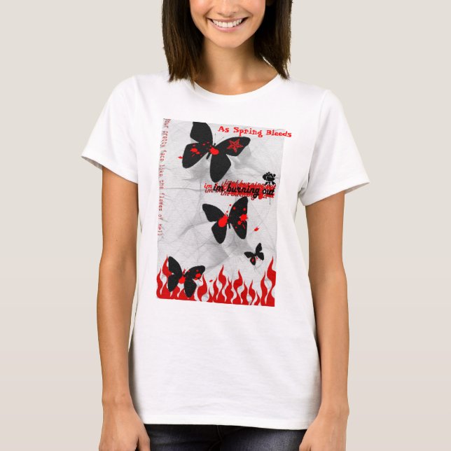 usted es camiseta femenina de la cara bonita (Anverso)