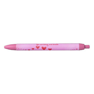 Usted es cariñoso y adorable, pluma de la