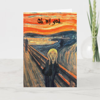 "Usted es cómo es viejo?" Tarjeta (del Blonde)