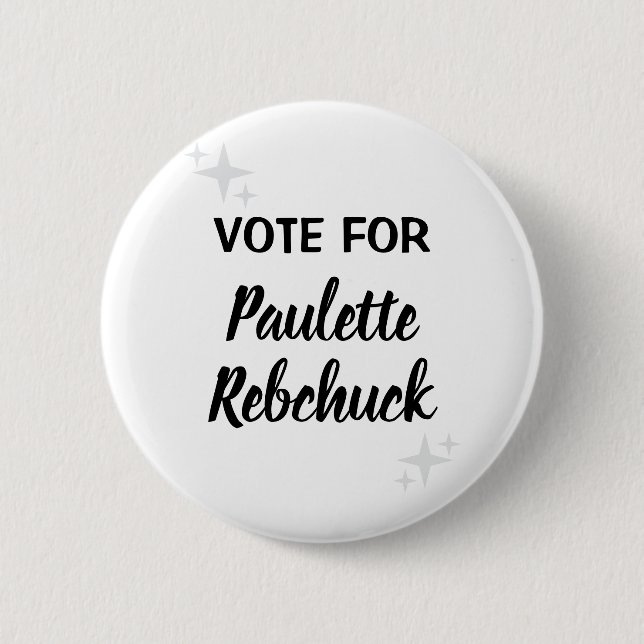 Usted es el botón Estrella Personalizable (Anverso)