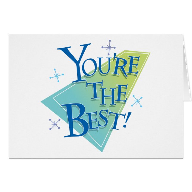 ¡Usted es el mejor! (Anverso (Horizontal))