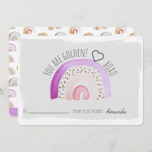 Usted es el salón de clases Golden Rainbow Valenti