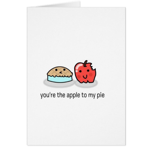 Usted es la manzana a mi empanada (Frente)