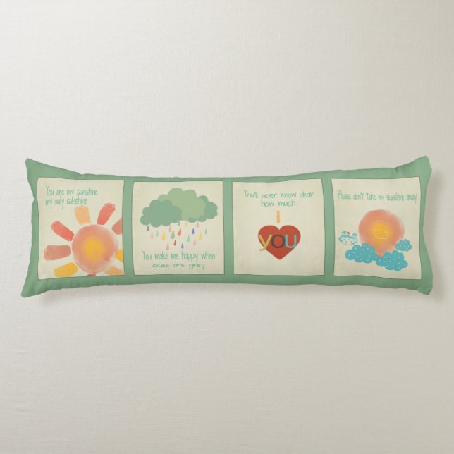 Usted es mi almohada del cuerpo de la sol (Anverso)