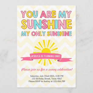 Usted es mi chica de la invitación del cumpleaños