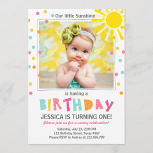 Usted es mi chica de la invitación del cumpleaños