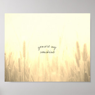 usted es mi cita de sol poster de arte natural