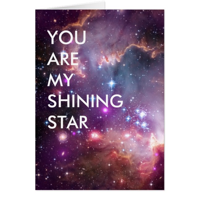 Usted es mi estrella brillante (Frente)
