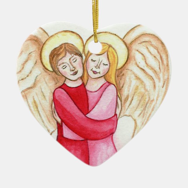 Usted es mi ornamento del navidad del corazón del (Frente)