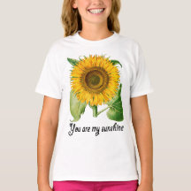 Usted es mi regalo del top de la camisa del chica
