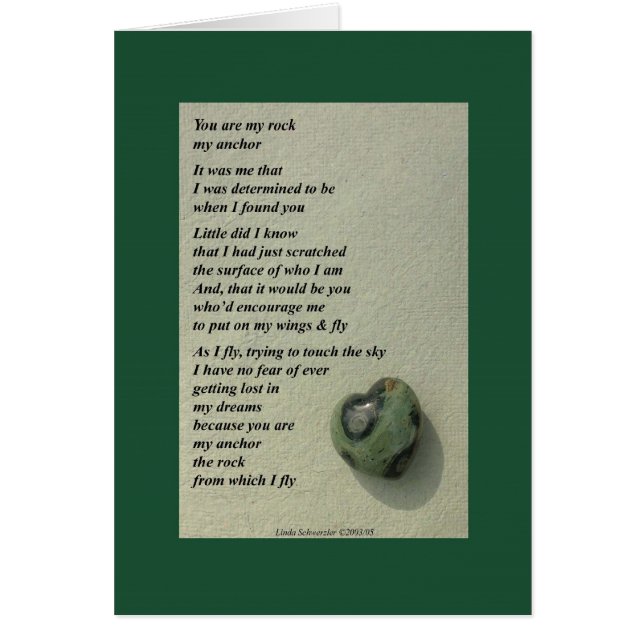 Usted es mi roca… (Frente)