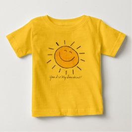 ¡Usted es mi sol! Camisa infantil