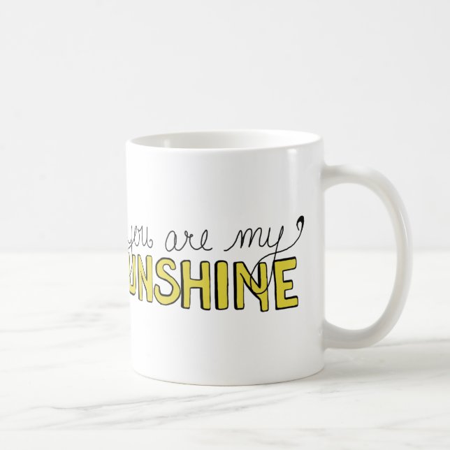 Usted es mi taza de café de la sol (Derecha)