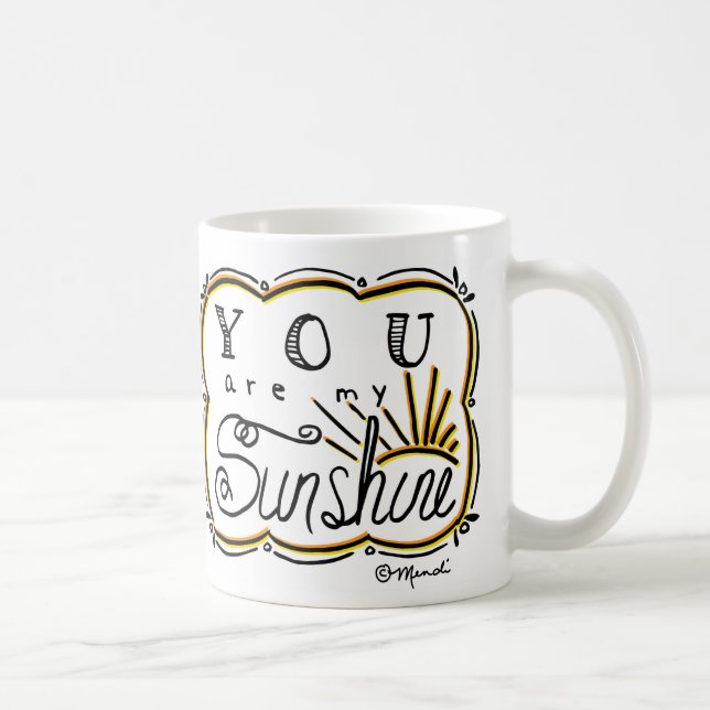 Usted es mi taza del café con leche de la sol (Derecha)
