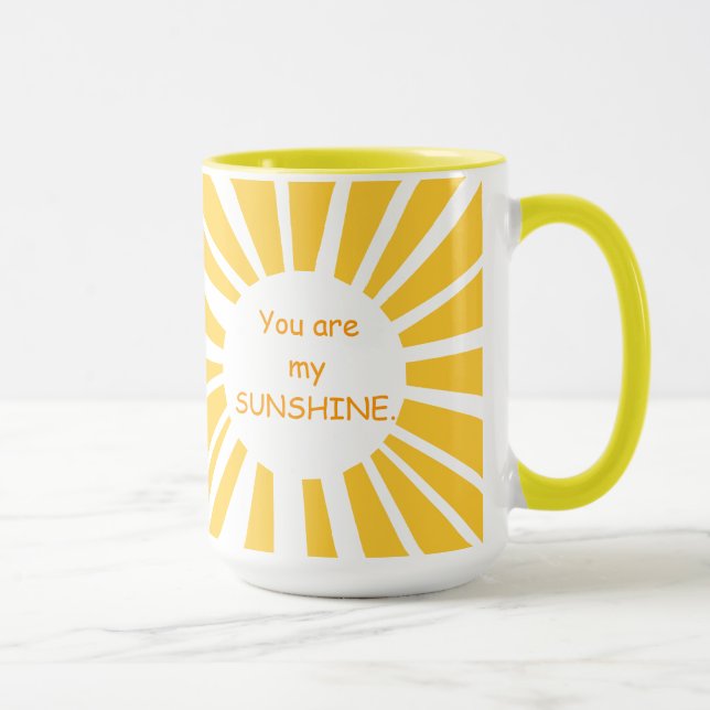 Usted es mi taza del campanero de la sol (Derecha)