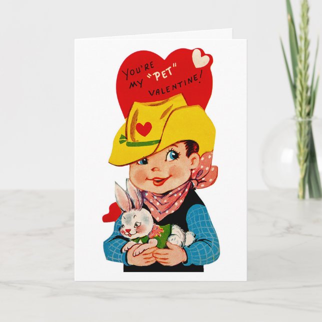 Usted es mi vaquero de la tarjeta del día de San (Anverso)