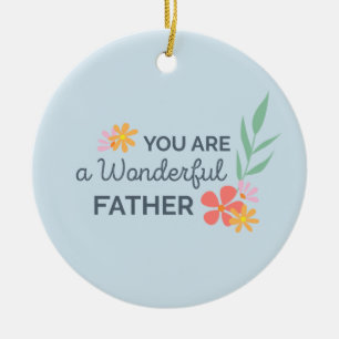 Usted es ornamento maravilloso del día de padre e