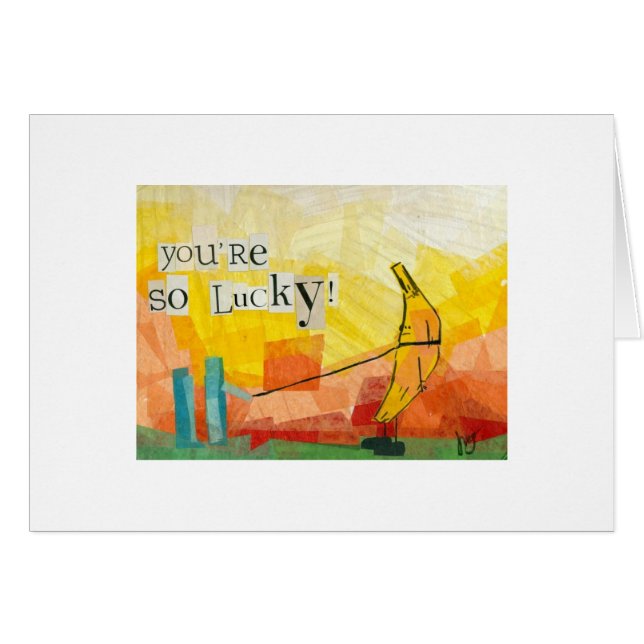 ¡Usted es tan afortunado! (Anverso (Horizontal))