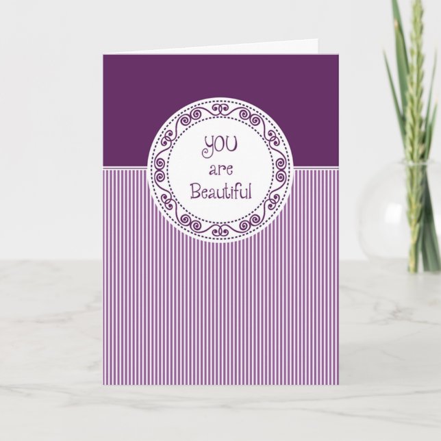 Usted es tarjeta hermosa/estímulo (Anverso)