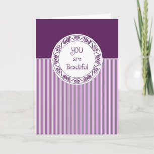 Usted es tarjeta hermosa/estímulo