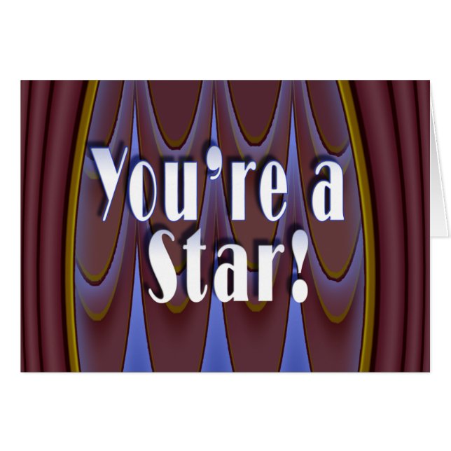 ¡Usted es una estrella! (Anverso (Horizontal))