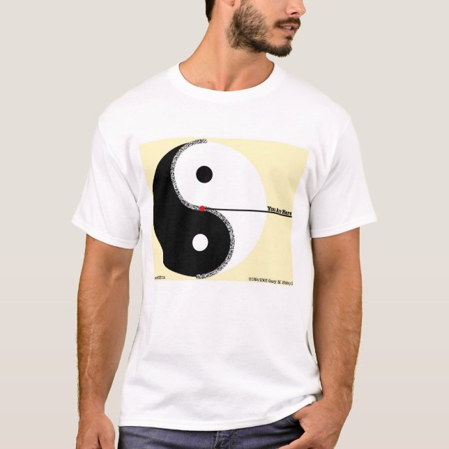 Usted está aquí camiseta (Anverso)