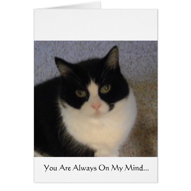 Usted está siempre en mi mente (Frente)