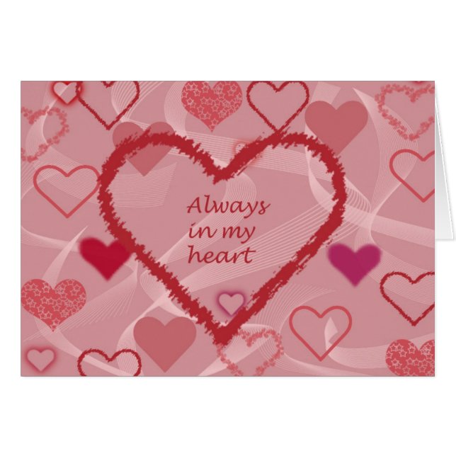 Usted estaba siempre en mi corazón (Anverso (Horizontal))