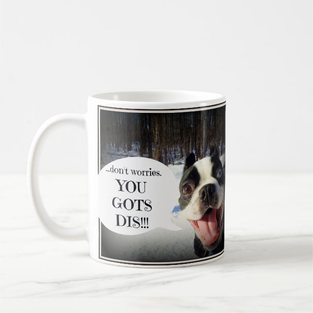 ¡USTED GOTS SID! Taza de café del Milo (Izquierda)