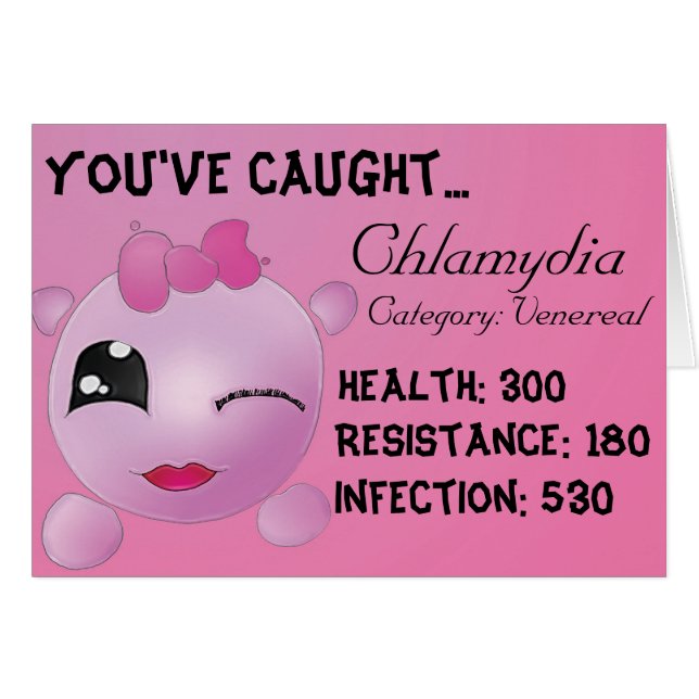 Usted ha cogido… Chlamydia (Anverso (Horizontal))