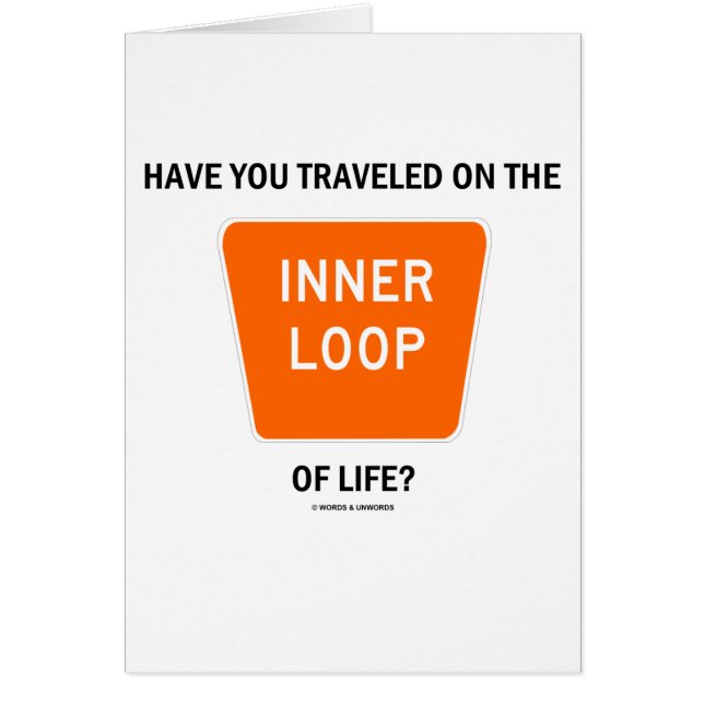 ¿Usted ha viajado en el lazo interno de la vida? (Frente)