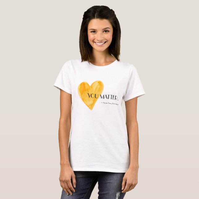 Usted importa camiseta (Anverso completo)