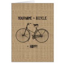 Usted más la bicicleta iguala el saco natural