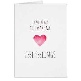 Usted me hace a tarjetas del día de San Valentín