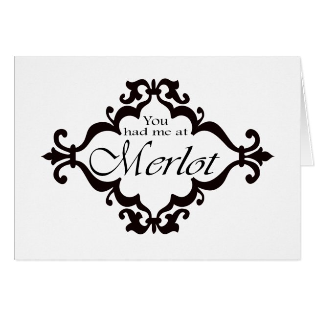 Usted me tenía en el Merlot (Anverso (Horizontal))