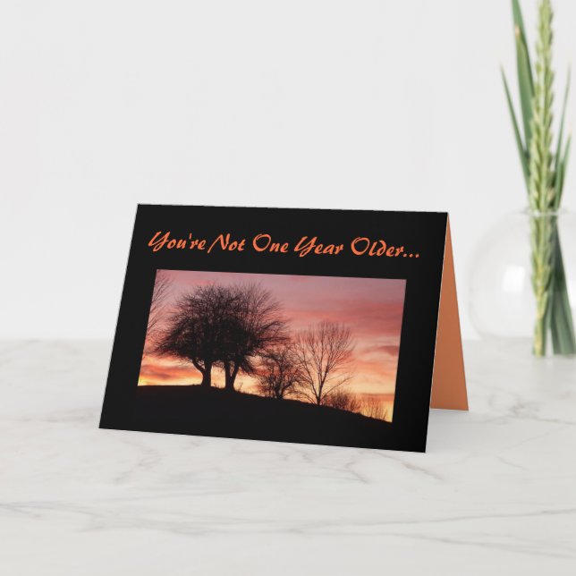 Usted no es una tarjeta de felicitación más vieja (Anverso)