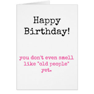 Usted no huele viejo